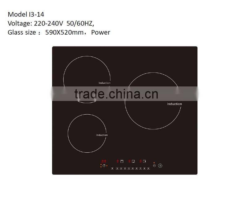 touch sensor ceramic and induction hob home appliances