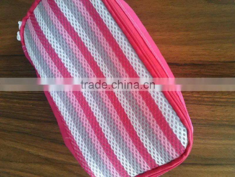 China factory stripe polyester sandwich oxford travel storage bag
