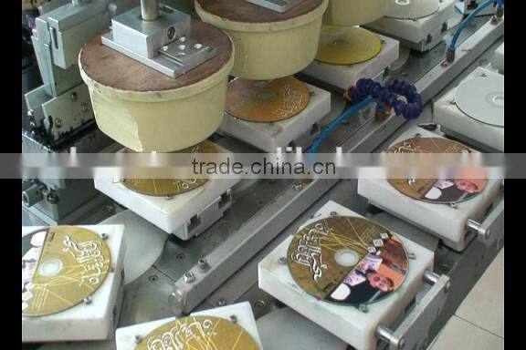 high rapid 4 color pad printer for dvd