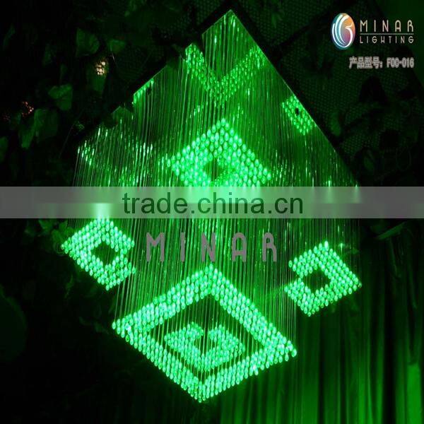 china supplier side glow optic fiber pool lighting