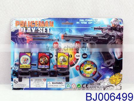 Cheap kids plastic toy factory new hot policeman play set