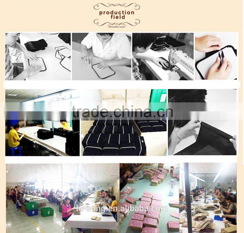 Hanging Lines Leather Cover Makeup Bag For Ladies