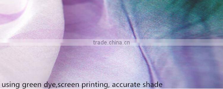 womens long silk scarf floral elegant 100% silk wrap shawl