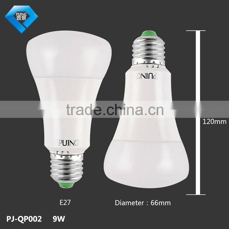 Energe saving 80% input AC85-265V output 12V led bulb E27 holder 9W