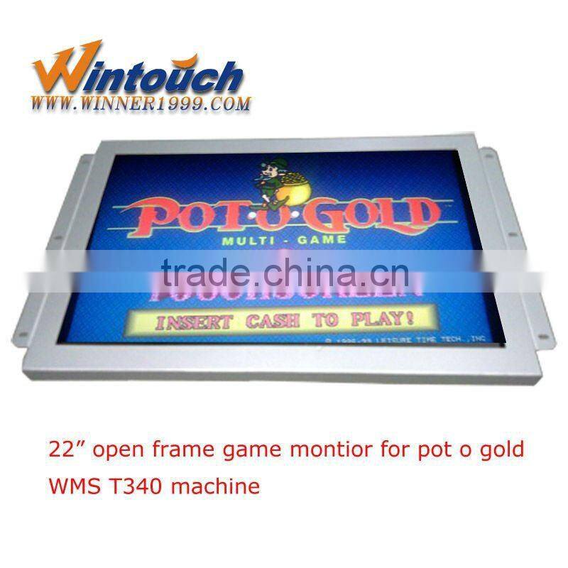 WMS/FOX340/T340/POG games used open frame LCD monitor