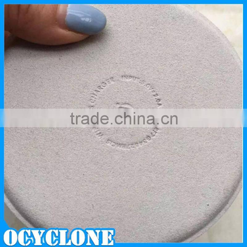 Smartphone Wireless Fast Charger Leather Case for Samsung Galaxy Note 5