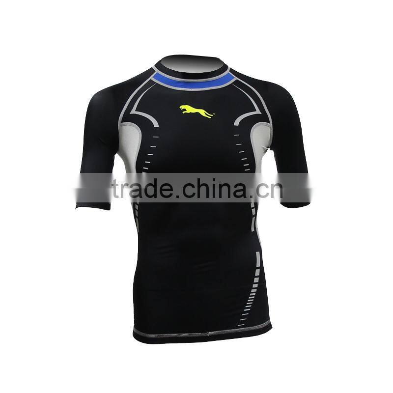 Dri Fit Breathable Rash Guard Men's Wholesale Rash Guard,High Quality Rash Guard