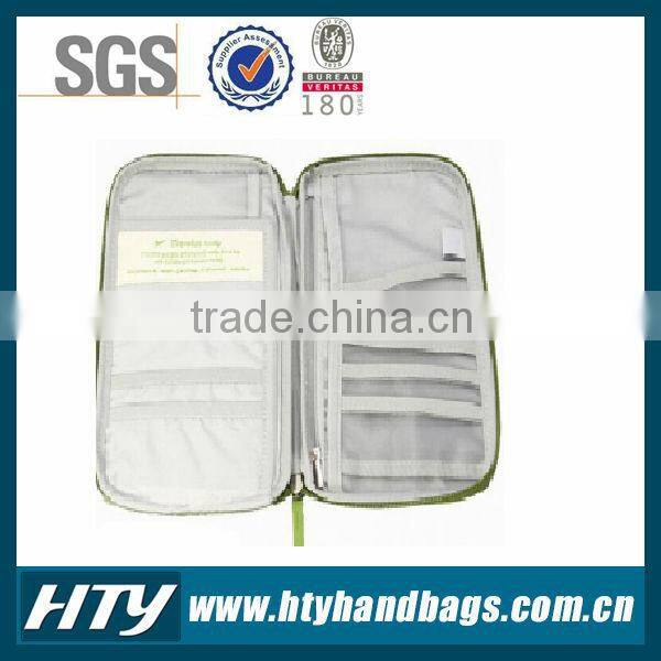 Various colors durable waterproof nylon passpart holder travel document