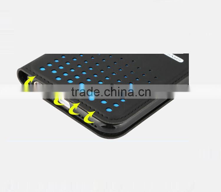 USAMS brand Colorful leather+tpu case for iphone 6 4.7