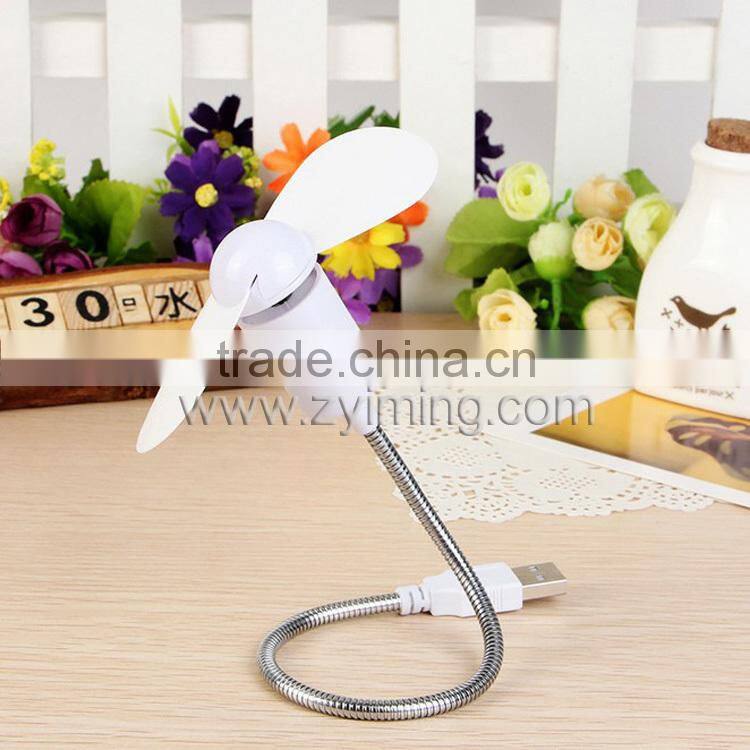 Zyiming sell summer popular portable mini fan YM-F20 usb fan with led clock with strong wind