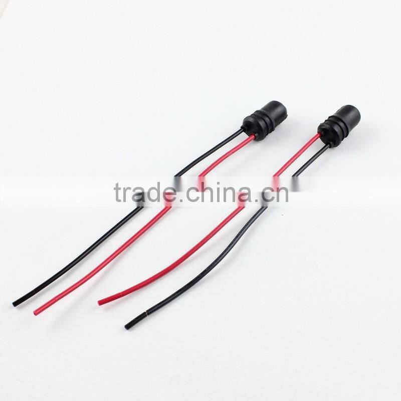 t10 wedge base led plastic holder soft connector w5w 194 t10 bulb holder socket base