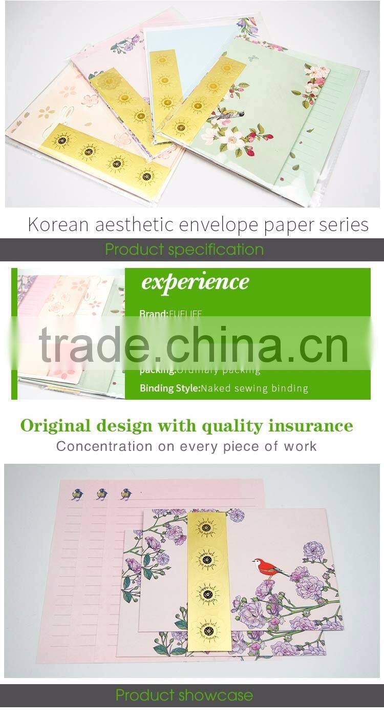 Korean aesthetic envelope paper series Custom festival greeting happy birthday handmade greeting card