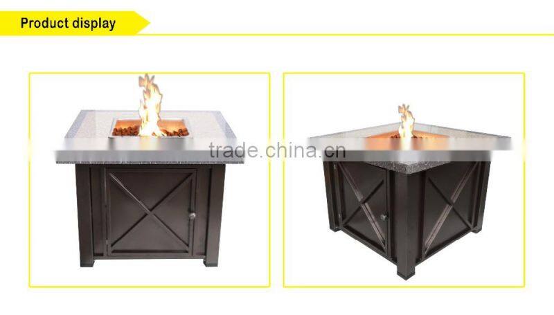 Gas fire pit( tile fire pit) GARDENSUN 40000BTU with CE CSA AGA ISO