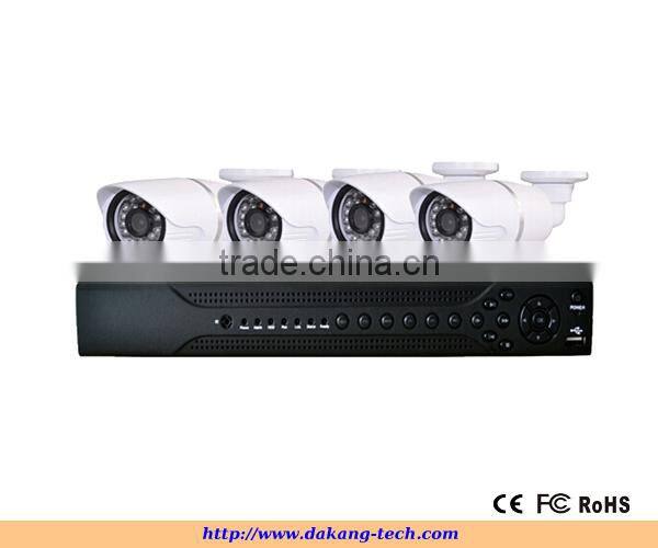 4ch 960P sensor cmos ahd dvr kit,p2p cloud, 4ch camera kit, 720P AHD outdoor camera,security DIY AHD Kit