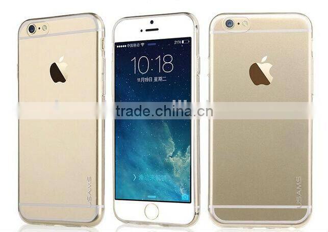 for iphone 6 soft ultrathin TPU clear transparent case cover