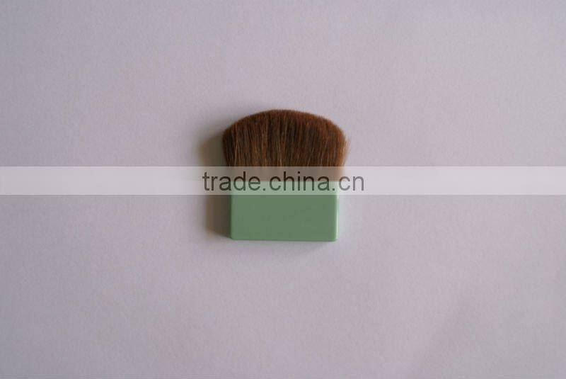Fashional half moon cheap kabuki pink blush brush