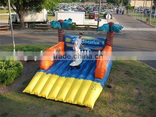 coconut tree inflatable surf rider / Interesting inflatable surf sensation machine