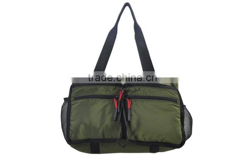 Customized foldable handbag reuseable foldable shopping bag nylon