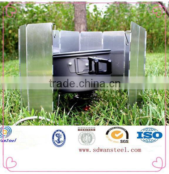 galvanized wind deflector screen