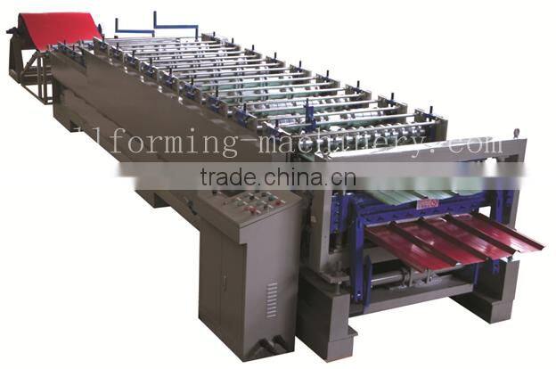 Automatic Steel Cutting Machine Roofing Ridge Cap Roll Forming Machine