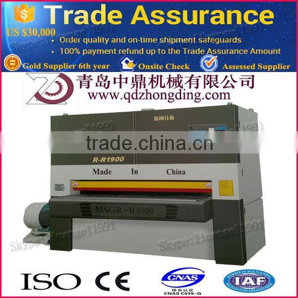plywood door heavy duty wide belt sanding machine