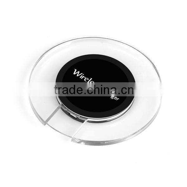 2015 Newest Design Qi Wireless Charger Genuine PAD for samsung galaxy s6 edge and Mobile Phone