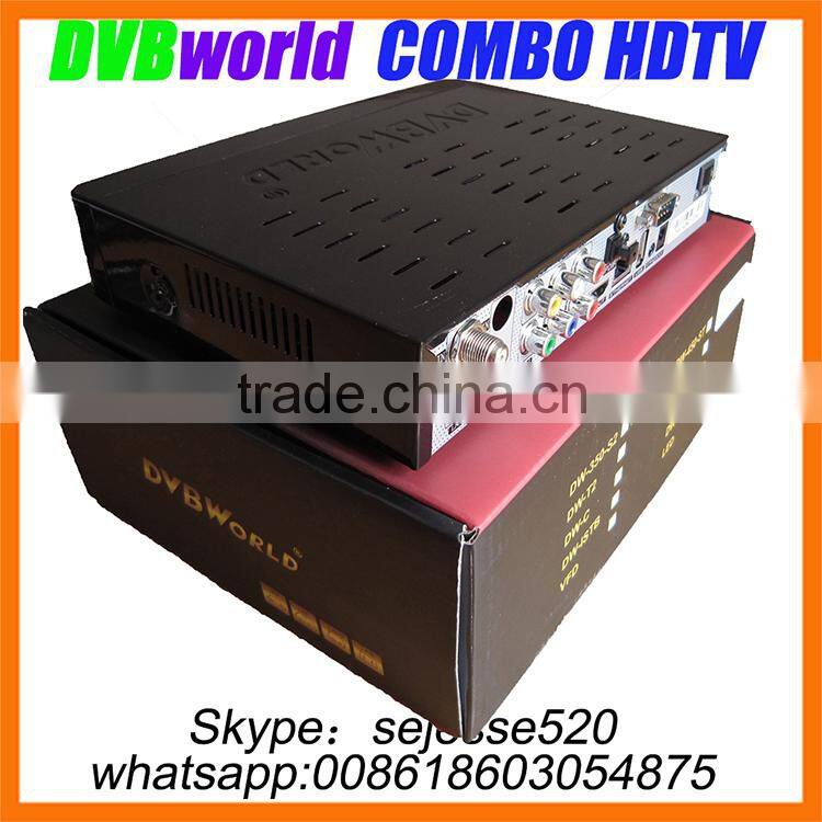 DVBWORLD combo hdtv satellite receiver for north america with jb200 tuner jyazbox v21 v16,v20 receiver
