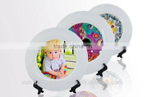 Full white ceramic plate/ Blank plates/ Nice printable plate/ Plate for sublimation/ Good decorated plate