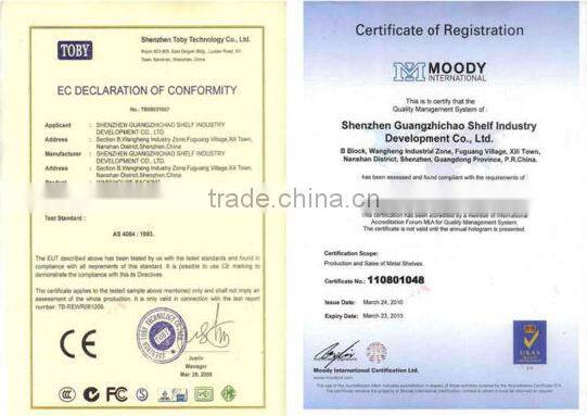 Blue Moveable Wire Mesh Logistics Trolley