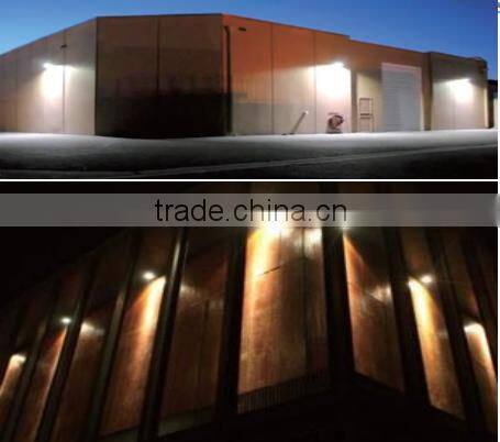 Factory direct 120w UL DLC module led wall pack with high lumen efficiency for parking lot or building