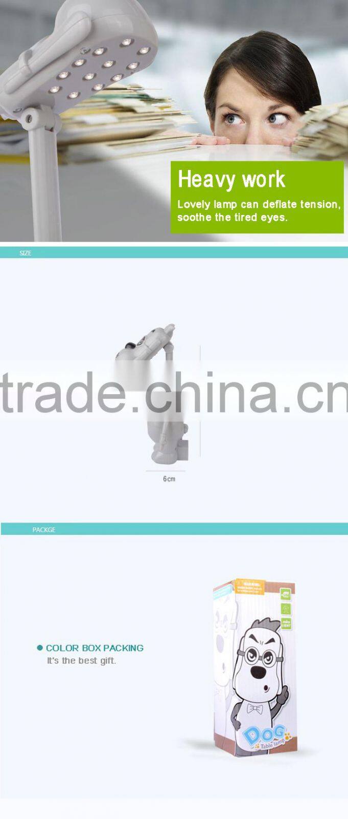 Promotional gift led desk lamp material gift item