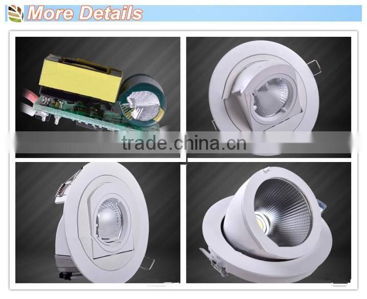 2016 25W dimmable LED cob downlight 25 watts with high lumen cob down light