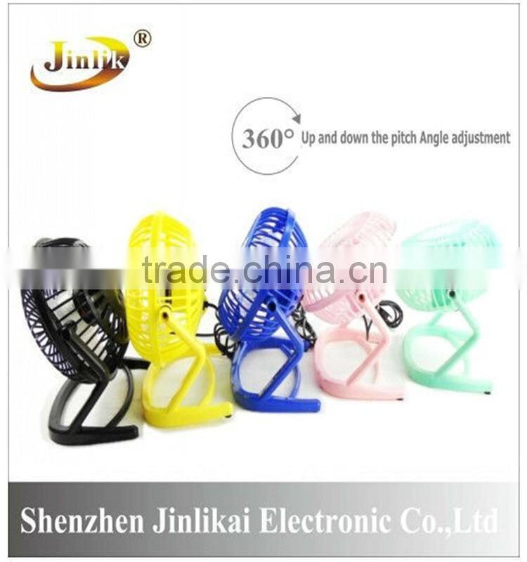Factory Price 4inch plastic 5v dc usb powered desktop portable mini fan