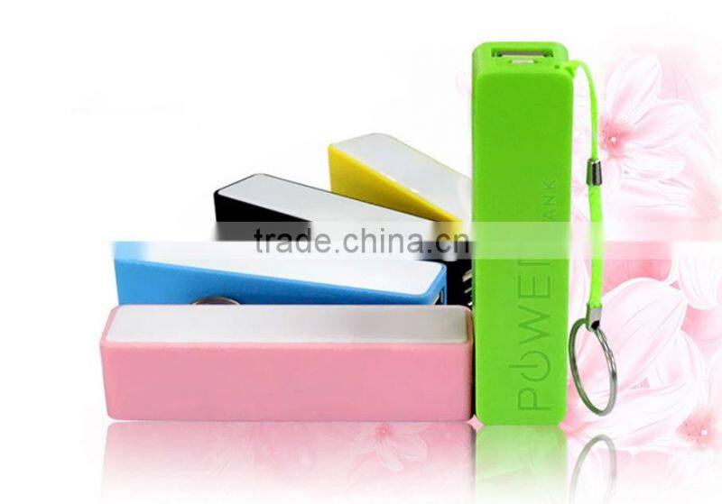 New items 2014! 2600mAh 18650 battery power pack for cell phone
