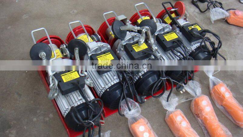 Electric Wire Rope Hoist, mini hoist PA200