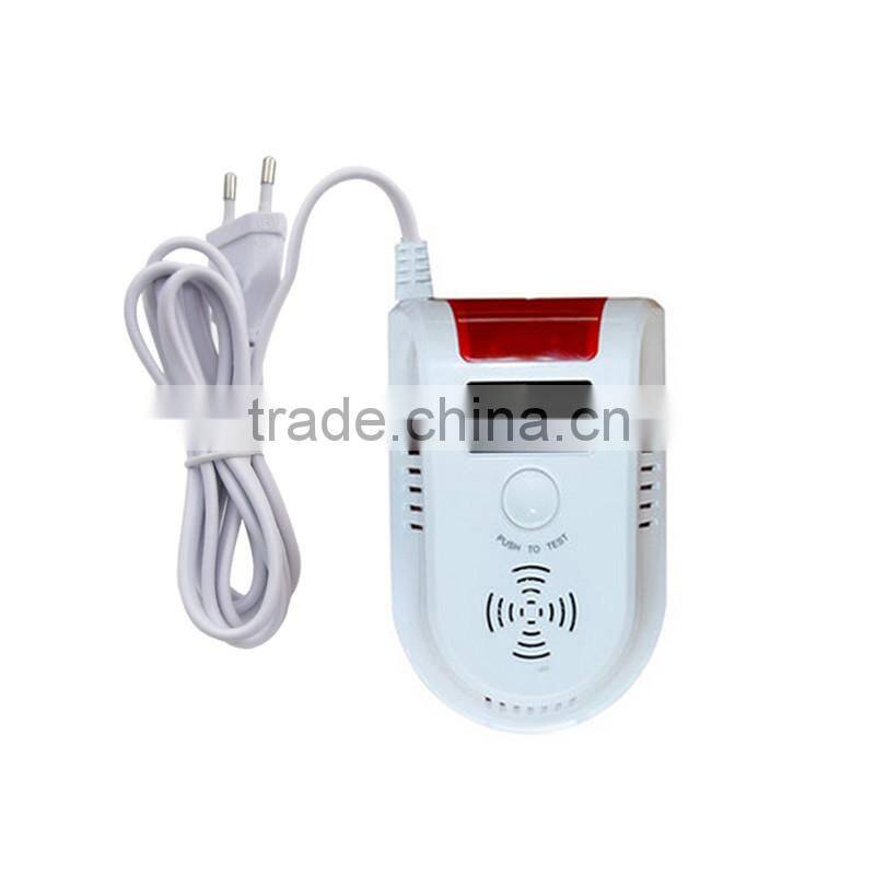 small Electronic Built-in Siren Combustible Gas Detector Alarm Sensor 433MHz