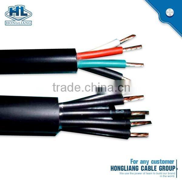 flexible control cable PVC insulated& sheathed copper wire braiding screened control cable