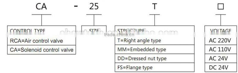 2.5 port CA-62T pulse valve