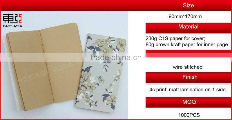 professional flowery cover notepad printing service