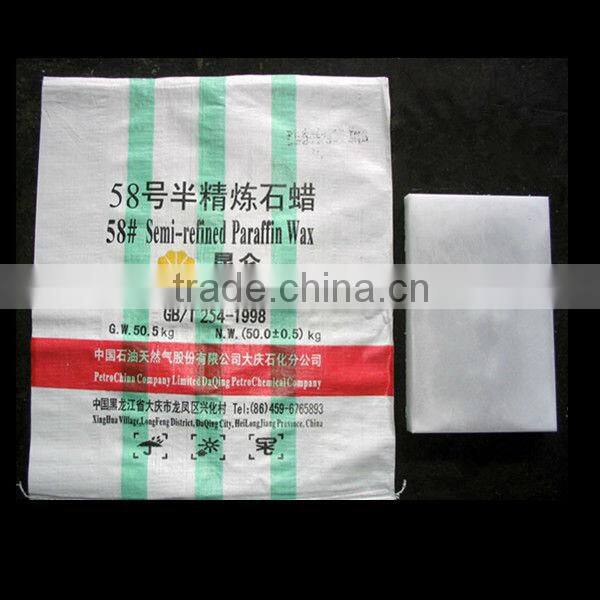 Kunlun fully and semi refined 58-60 paraffin wax