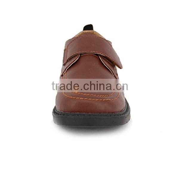 Little Student Classic Business Style Kids Brown Leather School Shoes