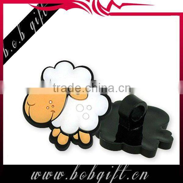 ice cream soft PVC pencil topper/ 2" soft pencil toppers