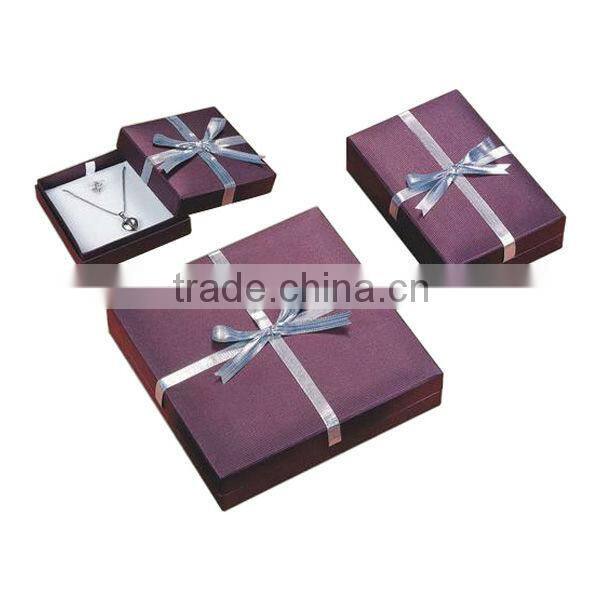 High quality fashionable PU Jewelry Box makeup box wholesale gift box