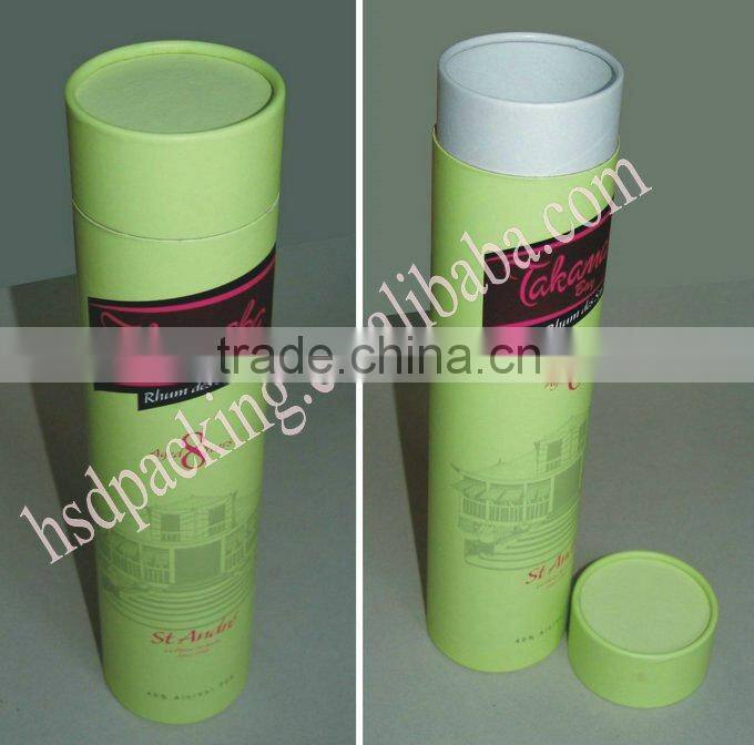 Tea tin cylinder packaging box/paper tube/kraft paper tube packaging