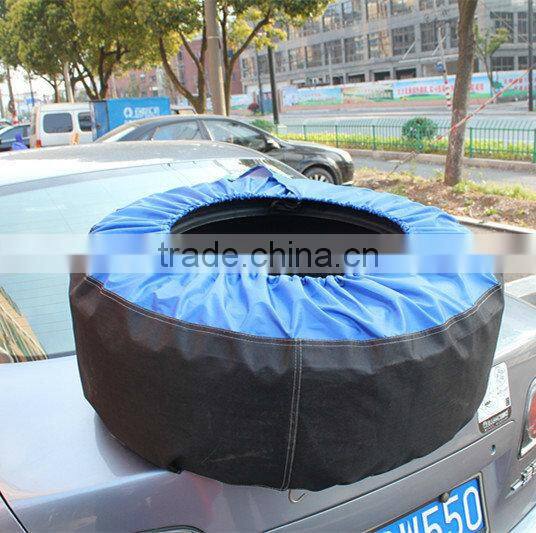 Oxford 190T polyester car accessories,fabric tire cover,tire bags for wholesales