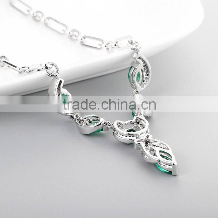 925 Sterling Silver Latest Design Beads Necklace Jewelry SNP027W