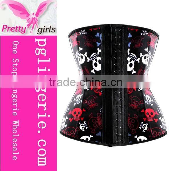 Colorful latex waist training cincher corsets