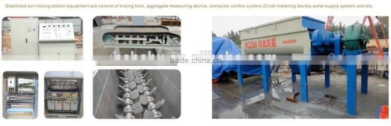 China Made Hot sale top supplier WCZ800 stabilized soil mixing station price