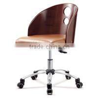 Colorful Wooden Seat Restaurant Furniture Restaurant Chair Cheap with Tube Legs