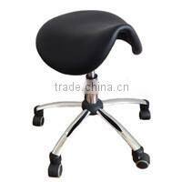 New Black Leather Children Mini Saddle Chairs for School Use, Leatherette Black Kids Saddle Stool, Sadle Stool for Young Kids